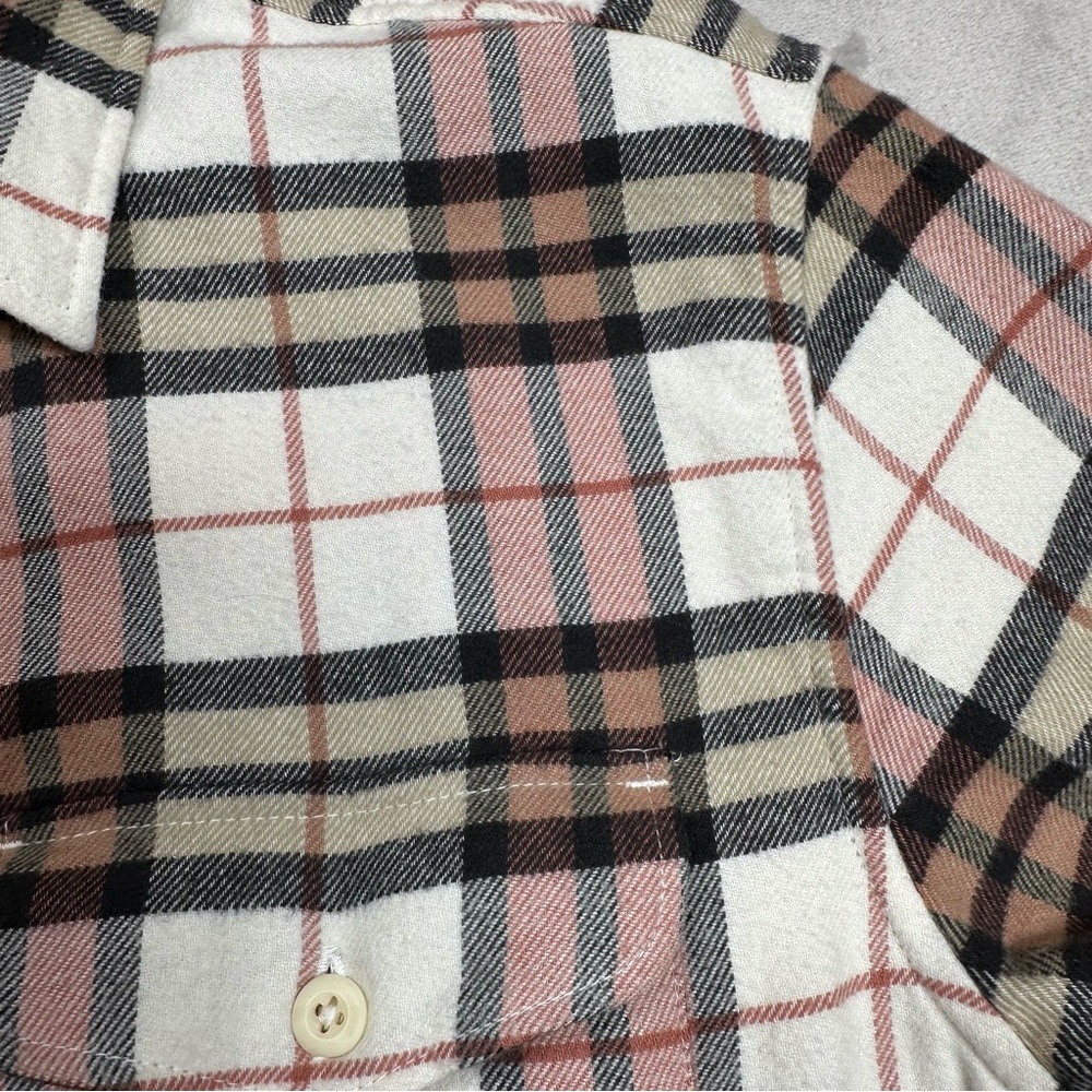 American Eagle Outfitters Plaid Flannel Shirt Sz S - Picture 5 of 6